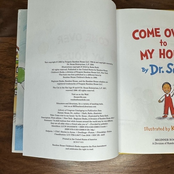 Come Over to My House Book - Picture 8 of 8